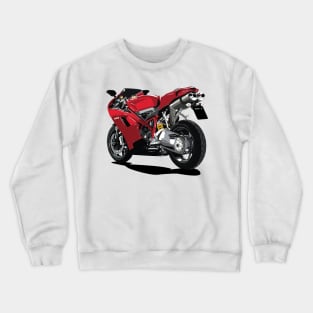 Ducati 848 Cartoon Crewneck Sweatshirt